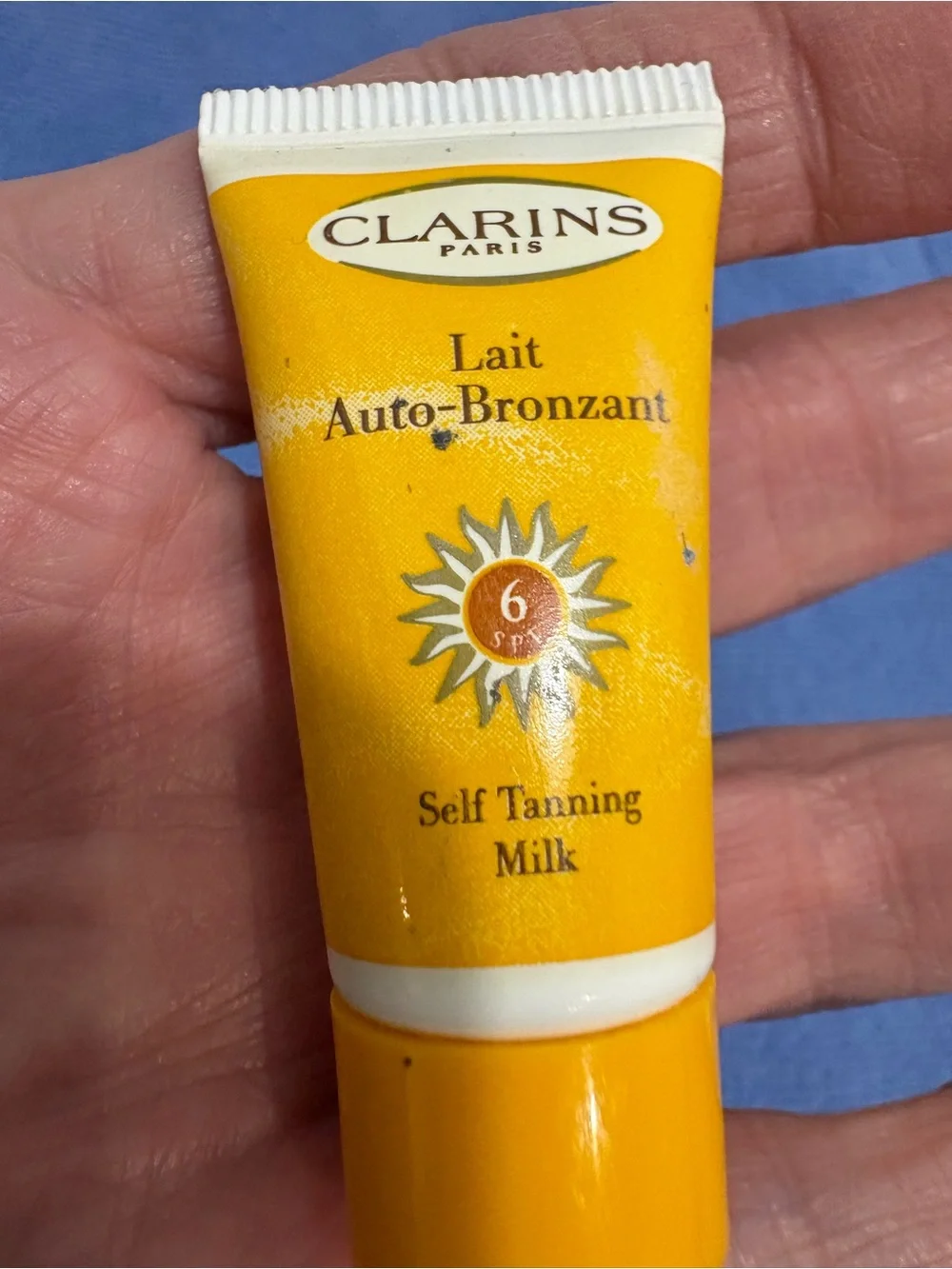 Clarins Mini Skincare Trio - Yellow & White Tubes NEW NEVER used